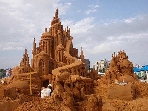 sand-sculpture-the-little-mermaid